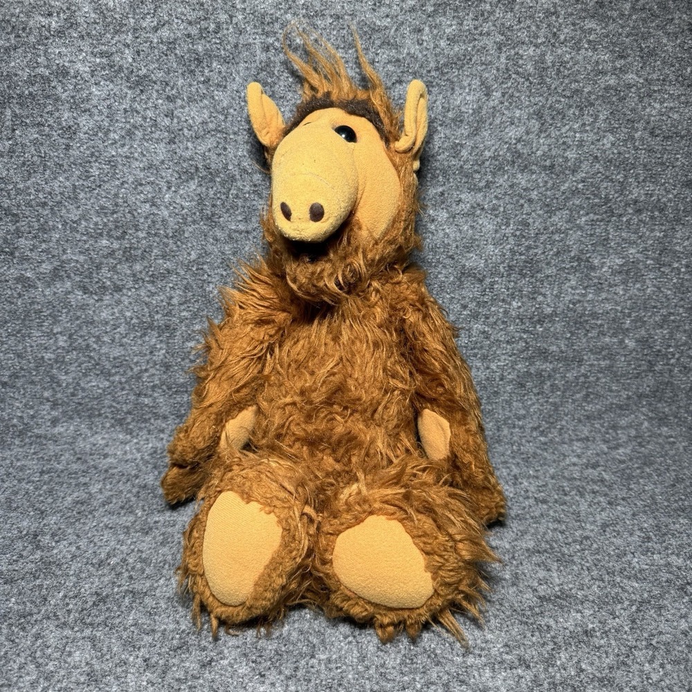 VTG 1986 ALF 18" Plush Doll Coleco Alien Productions Stuffed Animal Toy Vintage